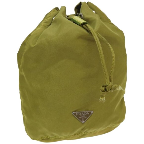 PRADA Pouch Nylon Green Auth - Picture 1 of 16